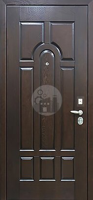 входная дверь, отделка филенчатый мдф с двух сторон - внутренняя часть двери ДВ-366
